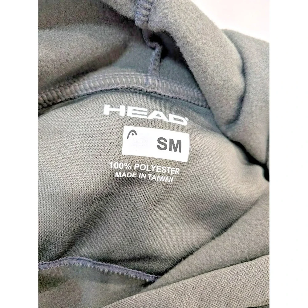 HEAD‎ Brand LOGO Pullover Hoodie Sweatshirt Mens Size SMALL Olive Green EUC
